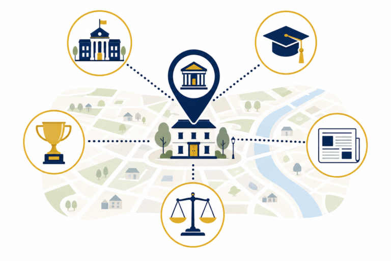Local link building sources for personal injury law firms